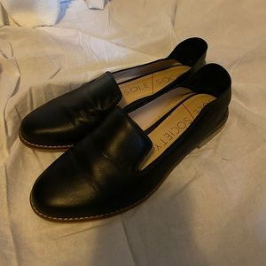 Sole Society Black Jameson Loafer Mule